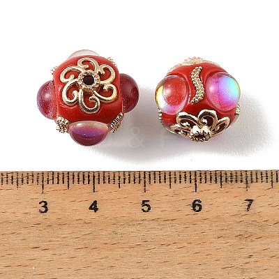 Handmade Polymer Clay Indonesia Beads PY-CBAAA14-11KCG-B01-1