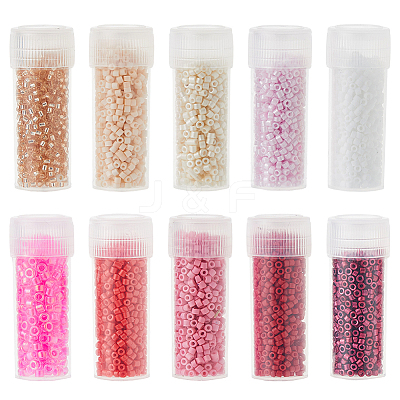 50G Pearlized Cylinder Seed Beads SEED-DC0001-18B-1