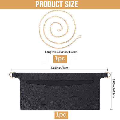 1Pc Microfiber Cloth Bag Organizer Inserts DIY-CN0003-30-1