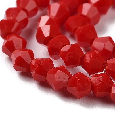 Opaque Solid Color Imitation Jade Glass Beads Strands LS-EGLA-A039-P4mm-D02-1