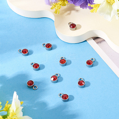 10Pcs Glass Rhinestone Charms STAS-TA0003-26B-1