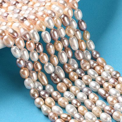 Natural Cultured Freshwater Pearl Beads Strands PA-CBABE82-01B-1