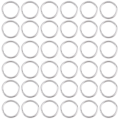 304 1000pcs Stainless Steel Open Jump Rings STAS-SP0001-71A-1