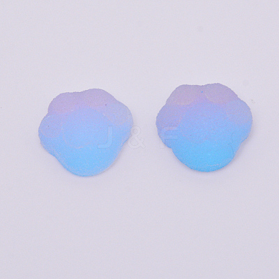 Gradient Style Resin Cabochons CRES-CJC0001-09A-1
