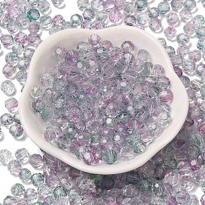 Transparent Colours Glass Round Beads SEED-F006-04A-07-1
