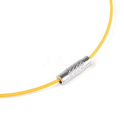 Steel Wire Bracelet Cord DIY Jewelry Making TWIR-R004-02-1