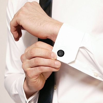 Zinc Alloy Enamel Cufflinks BUTT-GL0001-12-1