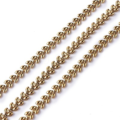 Ion Plating(IP) 304 Stainless Steel Cobs Chains CHS-H019-01G-1