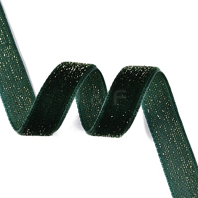 Glitter Sparkle Single Face Velvet Ribbon SRIB-Q023-01B-10-1