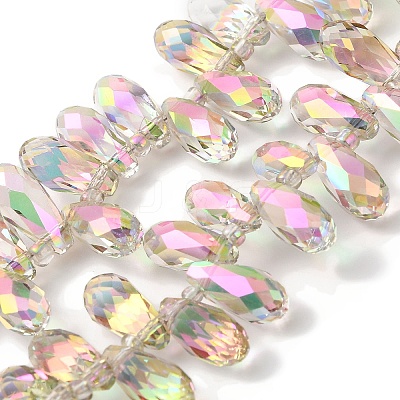 Electroplate Glass Beads Strands EGLA-B006-01A-FR04-1
