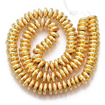 Electroplate Non-magnetic Synthetic Hematite Bead Strands X-G-Q465-20G-1