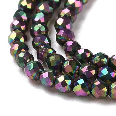 Electroplate Glass Beads Strands LS-GLAA-H021-01A-FP14-1