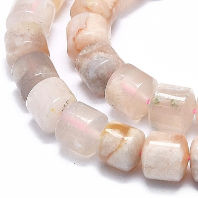 Natural Cherry Blossom Agate Beads Strands G-F715-029-1