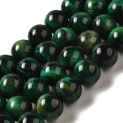 Dyed Natural Tiger Eye Beads Strands G-G102-A01-04-1