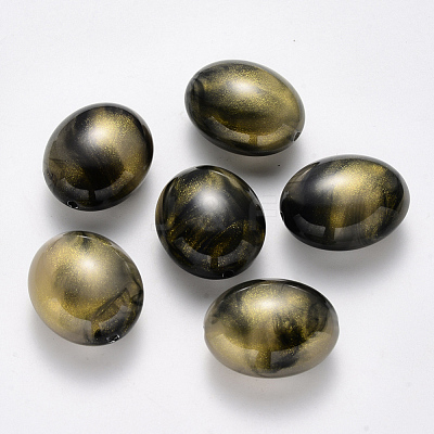 Imitation Gemstone Acrylic Beads OACR-R075-08C-1