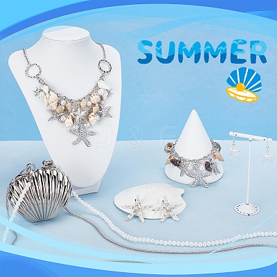 Ocean Theme Jewelry Sets SJEW-GA0001-05-1
