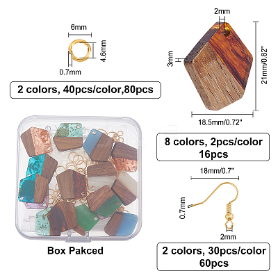 DIY Earring Making Kit DIY-OC0007-45-1