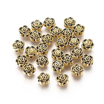 Tibet Antique Golden Metal Beads X-GLF0590Y-1