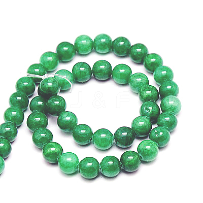 Natural Yellow Jade Beads Strands X-G-G598-4mm-YXS-19-1