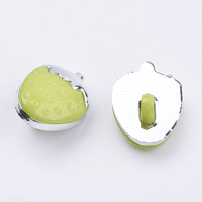 CCB Plastic Shank Strawberry Buttons X-BUTT-E095-07-1
