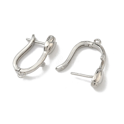 Brass Earring Findings KK-D226-08P-1