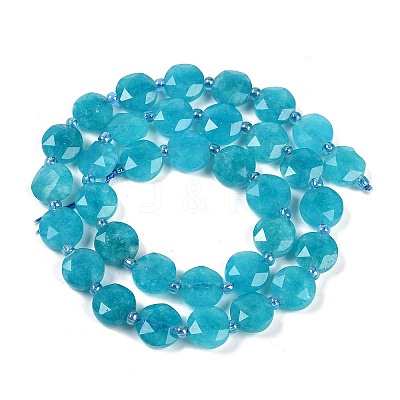 Natural Amazonite Dyed  Beads Strands G-C116-A23-01B-1