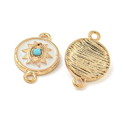 Alloy Enamel Links Connector Charms ENAM-S003-01K-1