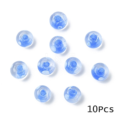 10Pcs Handmade Lampwork Beads LAMP-YW0001-96F-1