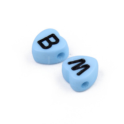 Opaque Acrylic Enamel Beads MACR-S273-37D-1