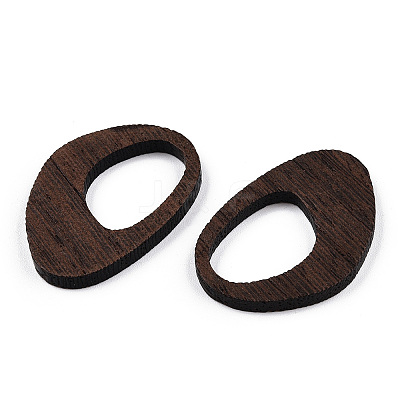Natural Wenge Wood Pendants WOOD-T023-55A-01-1