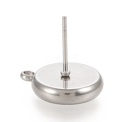 Tarnish Resistant 304 Stainless Steel Stud Earring Findings STAS-K202-04D-P-1