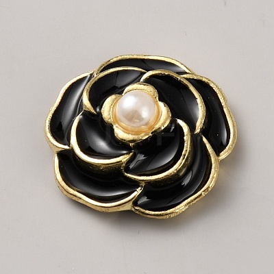 Alloy Enamel & Imitation Pearl Cabochons FIND-WH0366-480C-01-1