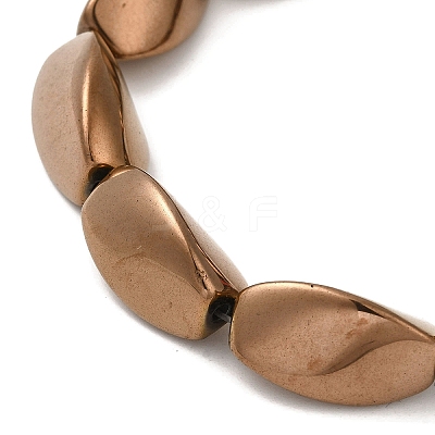 Electroplated Non-magnetic Synthetic Hematite Beads Strands G-P518-01G-1