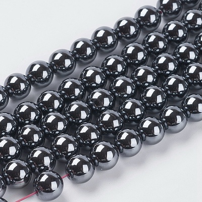 Non-Magnetic Synthetic Hematite Beads Strands G-H1071-1-1