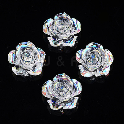 Transparent Resin Cabochons X-CRES-N030-001B-1