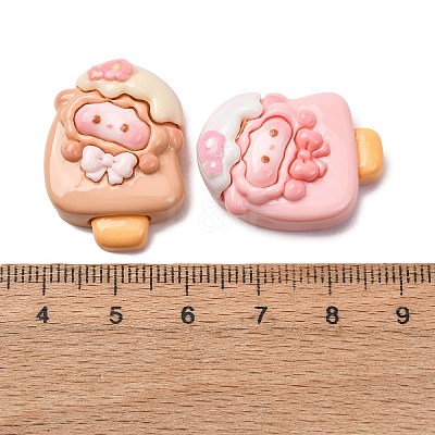 Opaque Resin Cabochons FIND-E058-05-1