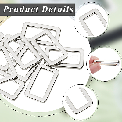 10Pcs Alloy Slider Buckles FIND-CY0001-96P-1