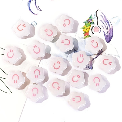 Handmade Porcelain Bright Glazed Beads PW-WG20130-03-1
