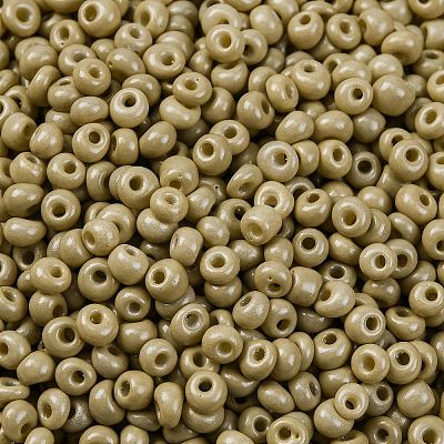 8/0 Baking Paint Glass Seed Beads SEED-M012-02A-50-1