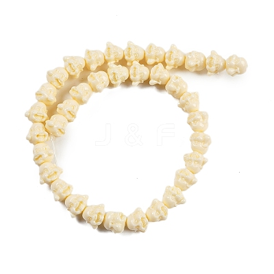 Synthetic Coral Carved Beads Strands CORA-C003-11B-1