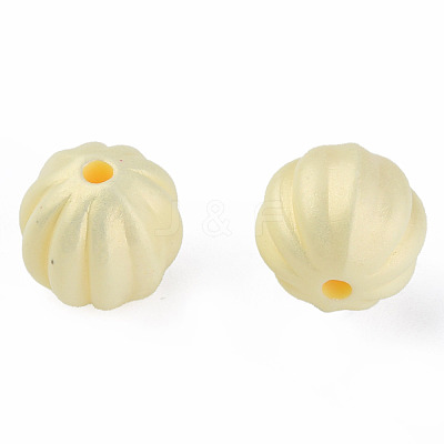 Spray Painted Acrylic Beads MACR-T037-01A-1