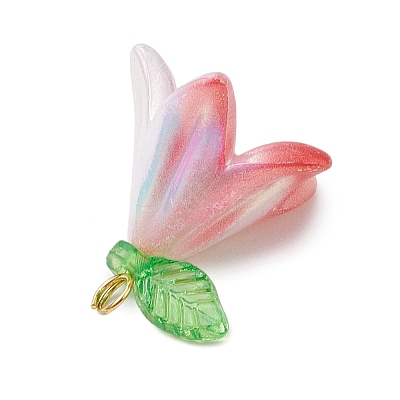 Opaque Acrylic Pendants PALLOY-JF03267-1