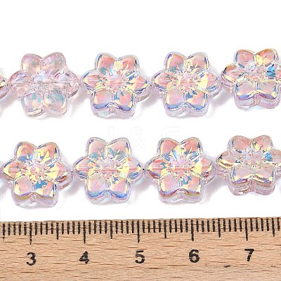 Electroplate Glass Beads Strands EGLA-P069-02A-AB05-1