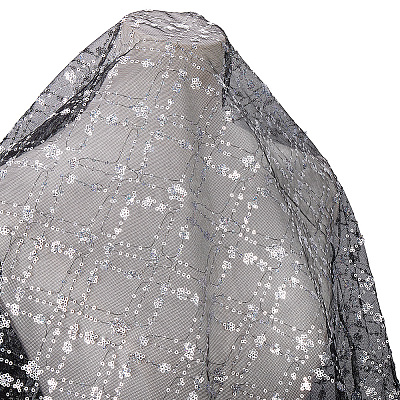 Polyester Sequin Fabrics DIY-WH20048-027D-1