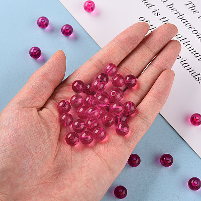 Transparent Acrylic Beads X-MACR-S370-A10mm-706-1