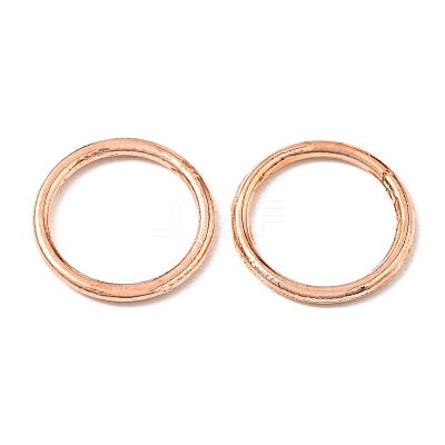 Alloy Soldered Closed Jump Rings KK-WH0052-05A-RG-1