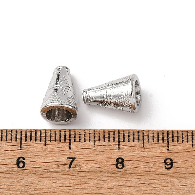 Tibetan Style Cone Alloy Bead Caps TIBE-Q044-13P-RS-1