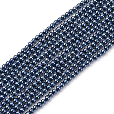 Grade A Glass Pearl Beads HY-J001-4mm-HX061-1