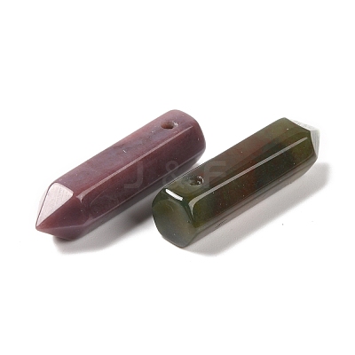 Natural Indian Agate Pointed Pendants G-D460-01B-1