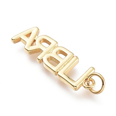 Brass Pendants ZIRC-I048-15G-10-1